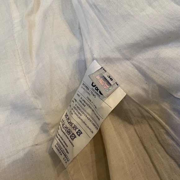 Dolce & Gabbana White Leather Coat SC0002/TELBO SZ 38 - Picture 12 of 16